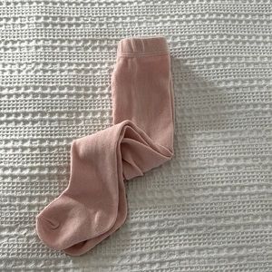 Like NEW!! ZARA baby girl Pink Tights 1-6M